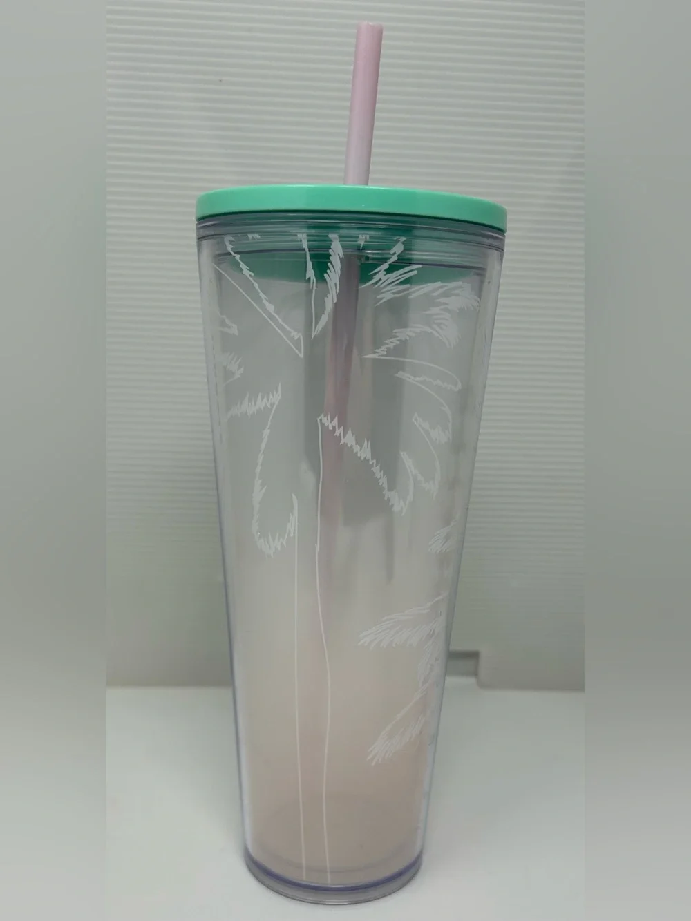 Starbucks Los Angeles Tropical Palm Trees Venti Tumbler 24oz